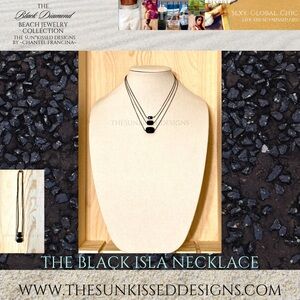 The Black Isla Necklace by The Sun*Kissed Designs By Chantél Francina~